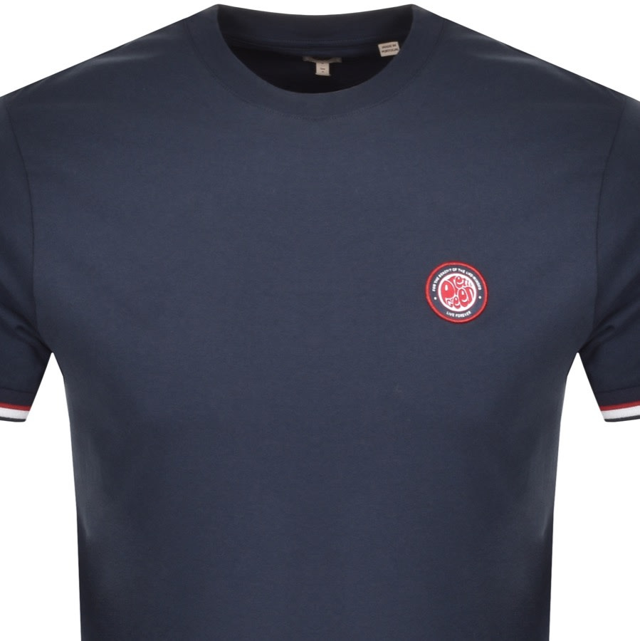 Alternative Image for ProductPretty Green Like Minded Crew Neck T Shirt Navy2